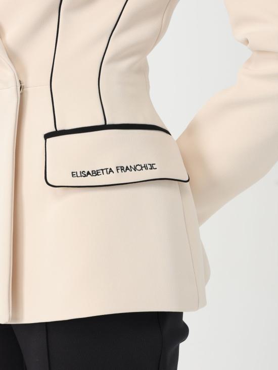25FW 엘리자베타프랜치 자켓 GI129 E84 Butter - ELISABETTA FRANCHI