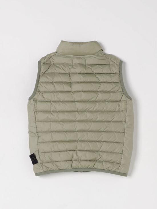 25FW [키즈] 스톤 아일랜드 베스트 G100002S0024 V0068 Green - STONE ISLAND