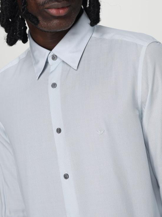 25SS 엠포리오 아르마니 긴팔 셔츠 EM001537AF14214 F9059 Fa01 - EMPORIO ARMANI