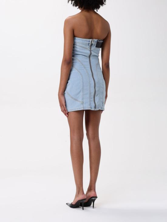 25SS 뮈글러 숏 원피스 25P6RO1616242 6048 Blue - MUGLER