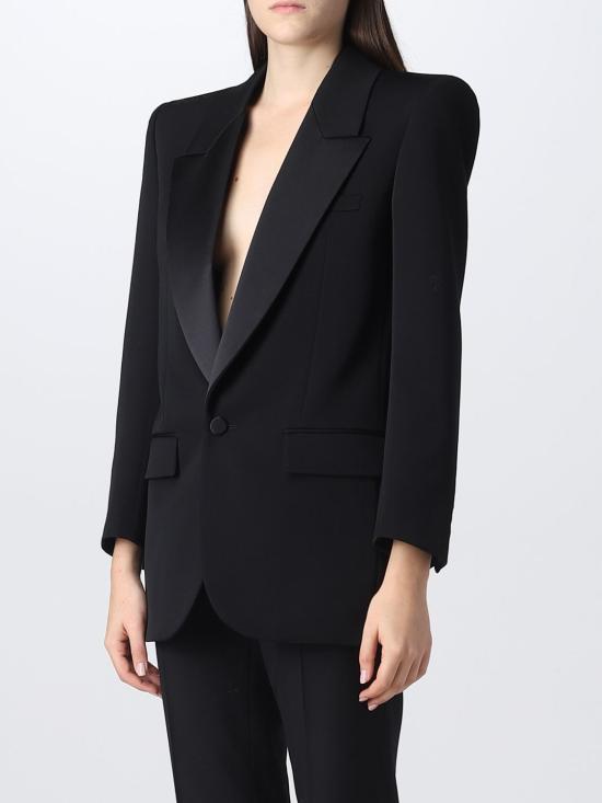  생로랑 자켓 718636Y7E63 1000 Black - SAINT LAURENT