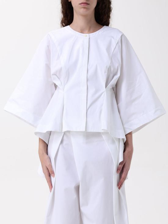 25FW 리비아나 콘티 블라우스 F5SK13 A01 0 White