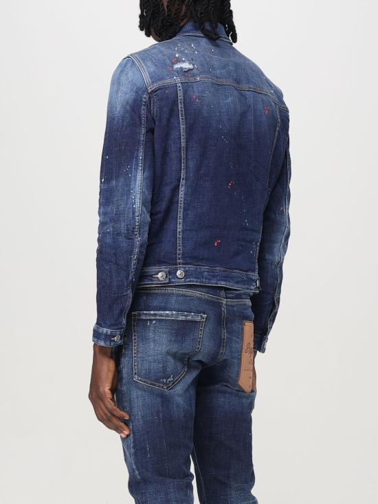 25FW 디스퀘어드2 데님 자켓 S74AM1563S30664 470 Blue - DSQUARED2