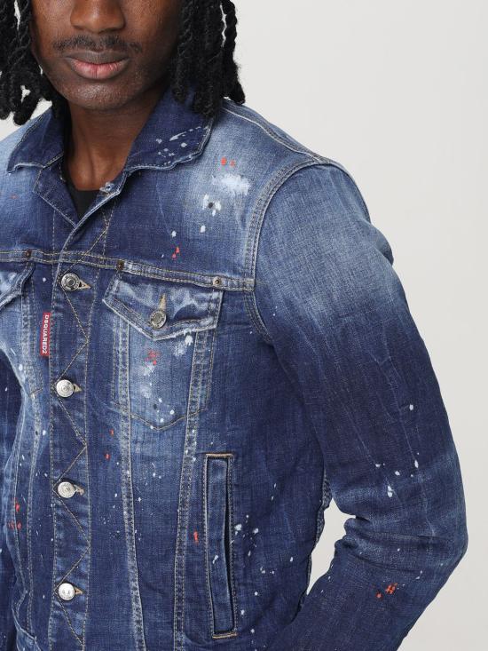 25FW 디스퀘어드2 데님 자켓 S74AM1563S30664 470 Blue - DSQUARED2