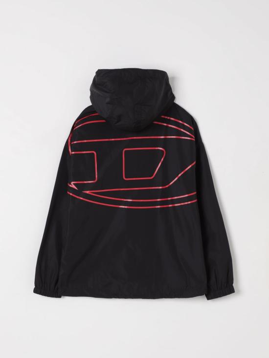 25FW [키즈] 디젤 캐주얼 자켓 J02209KXBPM K900 Black - DIESEL