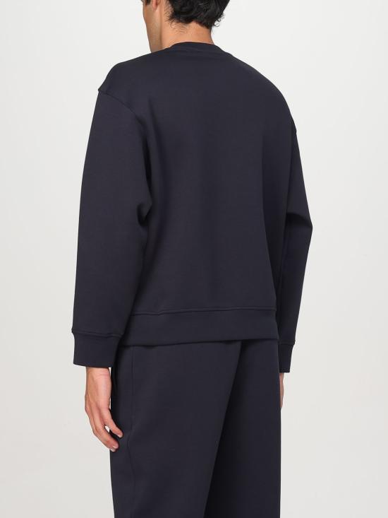 25FW 엠포리오 아르마니 긴팔 티셔츠 EM001052AF10013 MB222 Blue - EMPORIO ARMANI