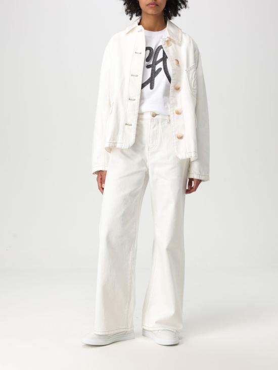 25FW 엠포리오 아르마니 반팔 티셔츠 EW001523AF12573 U0002 White - EMPORIO ARMANI