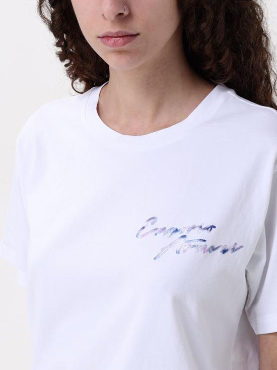 25SS 엠포리오 아르마니 반팔 티셔츠 EW000903AF12597 U0002 White - EMPORIO ARMANI