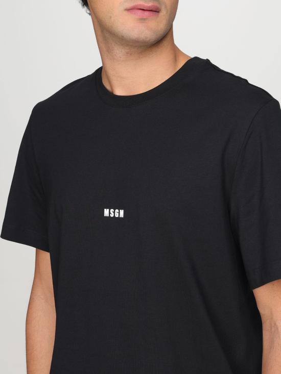 25FW 엠에스지엠 반팔 티셔츠 2000MM500200002 99 Black - MSGM