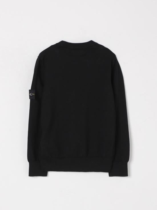 25FW [키즈] 스톤 아일랜드 풀오버 5100001S00B2 V0029 Black - STONE ISLAND