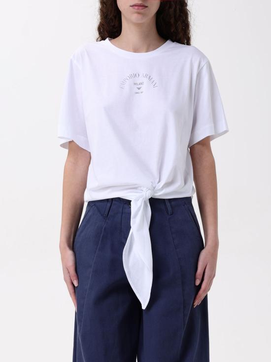 25SS 엠포리오 아르마니 반팔 티셔츠 EW000894AF12567 U0002 White