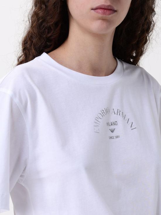 25SS 엠포리오 아르마니 반팔 티셔츠 EW000894AF12567 U0002 White - EMPORIO ARMANI