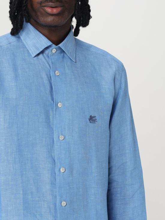 25FW 에트로 긴팔 셔츠 MRIB000299TU3D1 B0482 Gnawed Blue - ETRO