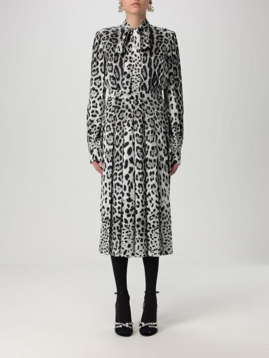 25FW 돌체앤가바나 미디 원피스 F6JQUTFS1GT HI13N Black