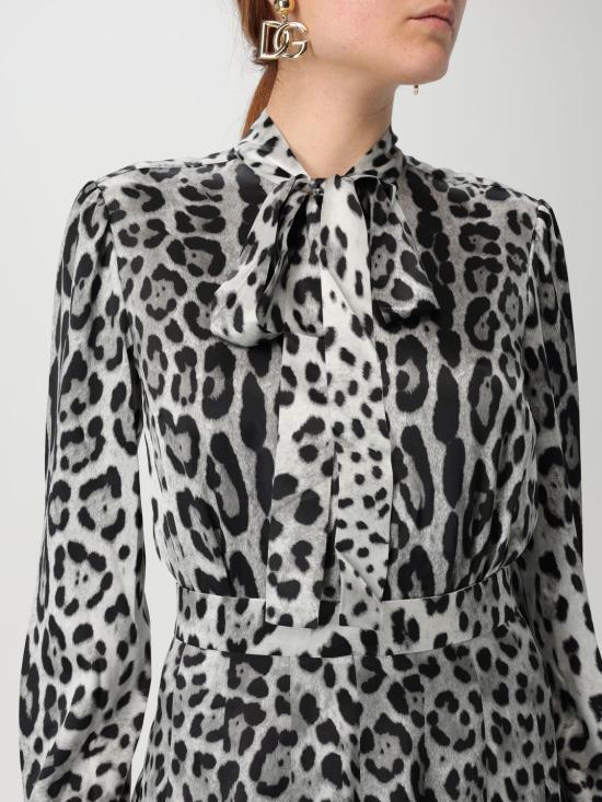 25FW 돌체앤가바나 미디 원피스 F6JQUTFS1GT HI13N Black - DOLCE & GABBANA