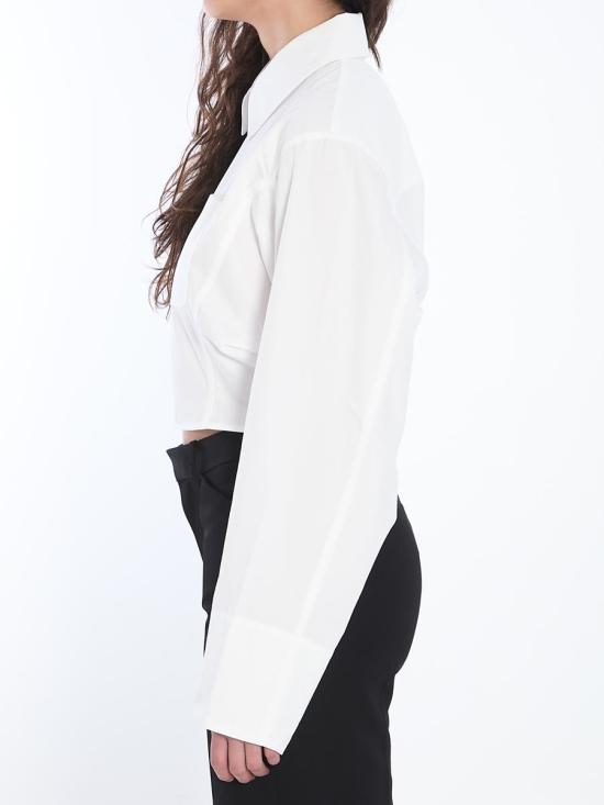 25SS 자크뮈스 블라우스 5360531 251SH080 1520 100 WHITE - JACQUEMUS