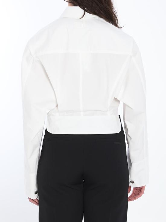 25SS 자크뮈스 블라우스 5360531 251SH080 1520 100 WHITE - JACQUEMUS