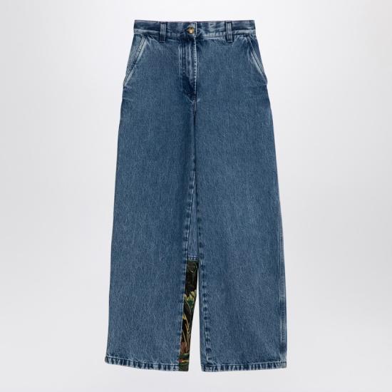  팜앤젤스 스트레이트 팬츠 PWYB027F24DEN002 Blue