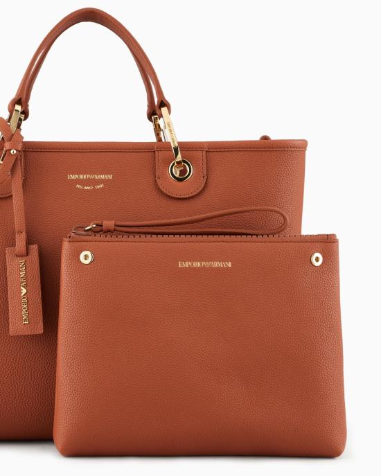 25SS 엠포리오 아르마니 토트백 Y3D165 YFO5B 85550 Cuoio rosso - EMPORIO ARMANI
