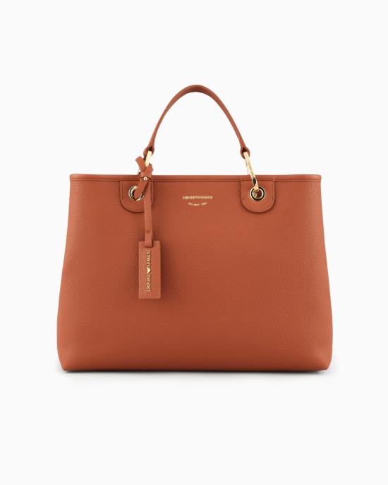 25SS 엠포리오 아르마니 토트백 Y3D165 YFO5B 85550 Cuoio rosso