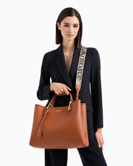 25SS 엠포리오 아르마니 토트백 Y3D165 YFO5B 85550 Cuoio rosso - EMPORIO ARMANI