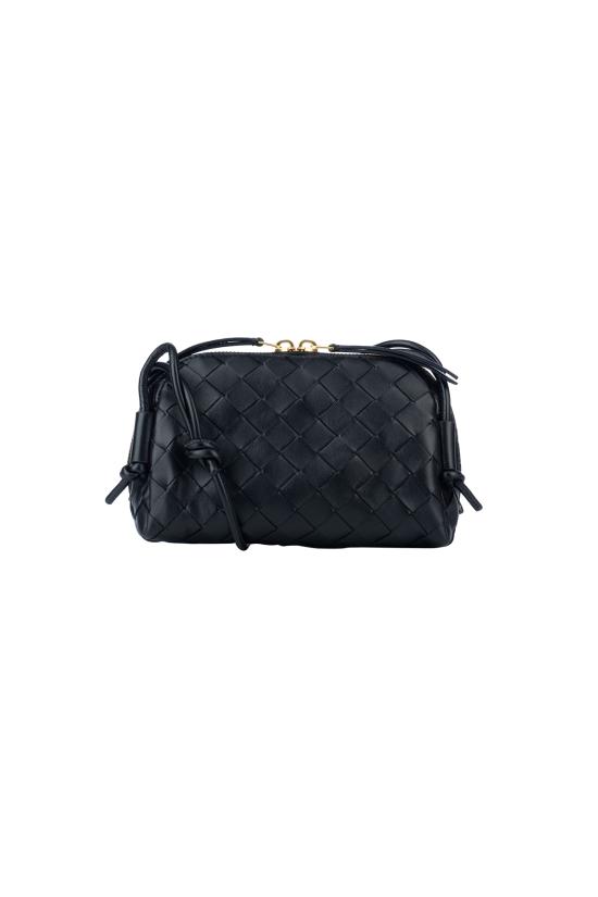 26FW 보테가베네타 인트레치아토 콘서트 파우치 794258VCPP1 8425 Nero - BOTTEGA VENETA