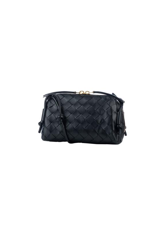 26FW 보테가베네타 인트레치아토 콘서트 파우치 794258VCPP1 8425 Nero - BOTTEGA VENETA