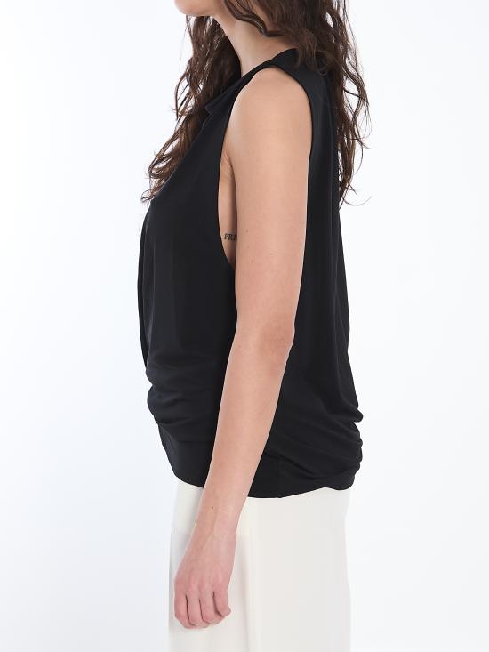 25SS 자크뮈스 민소매 티셔츠 251TO122 BLACK - JACQUEMUS