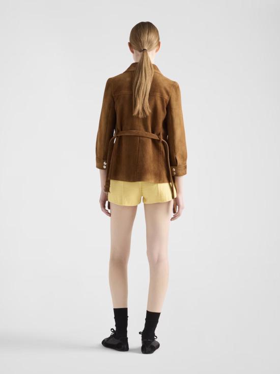 25SS 프라다 숏팬츠 P280ISOOO16L5 F0010 GIALLO - PRADA