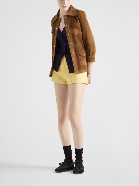 25SS 프라다 숏팬츠 P280ISOOO16L5 F0010 GIALLO - PRADA