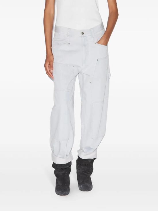 25SS 이자벨마랑에뚜왈 스트레이트 팬츠 PA0502FAC1H05E 30LU BLUE - ISABEL MARANT ETOILE