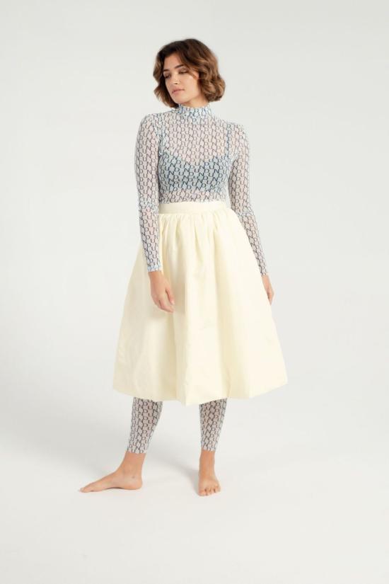  바움 운드 페르드가르텐 스트레이트 팬츠 Baum und Pferdgarten Jazzlyn 레깅스와 블루 - BAUM UND PFERDGARTEN