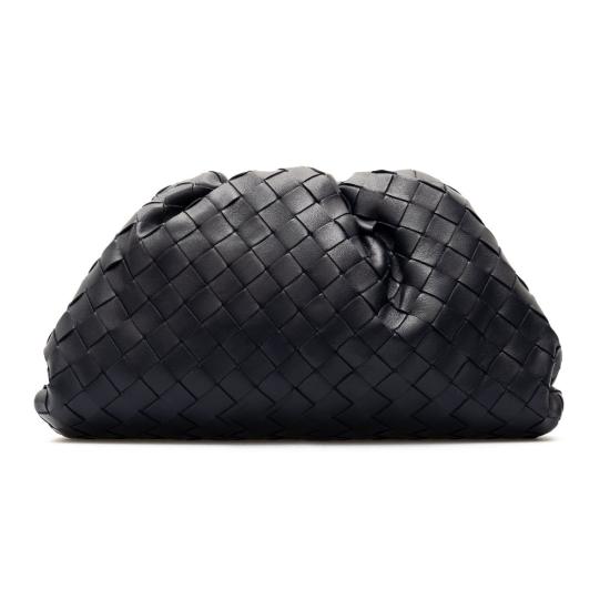  보테가베네타 클러치/파우치 BOTTEGA VENETA 인트레치아토 나파 가죽 틴 파우치 여성 블루