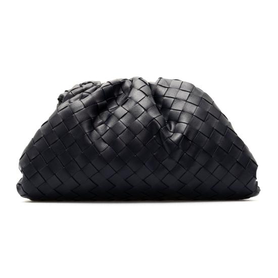  보테가베네타 클러치/파우치 BOTTEGA VENETA 인트레치아토 나파 가죽 틴 파우치 여성 블루 - BOTTEGA VENETA