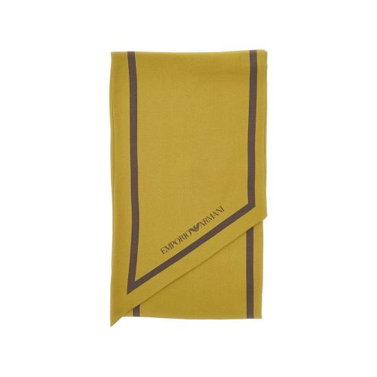  엠포리오 아르마니 머플러/스카프 EMPORIO ARMANI 실크 트윌 스카프 맨 그린