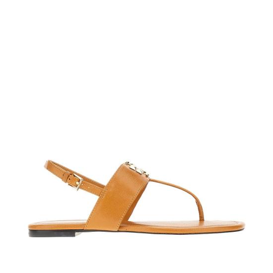  토리버치 샌들 '엘리노어' 가죽  여성 브라운