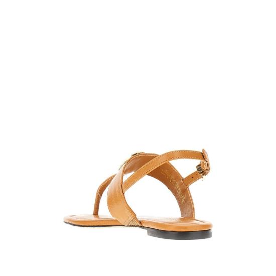  토리버치 샌들 '엘리노어' 가죽  여성 브라운 - TORY BURCH