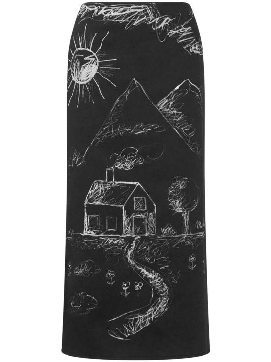 25SS 모스키노 숏 스커트 J01310454 2555 Black