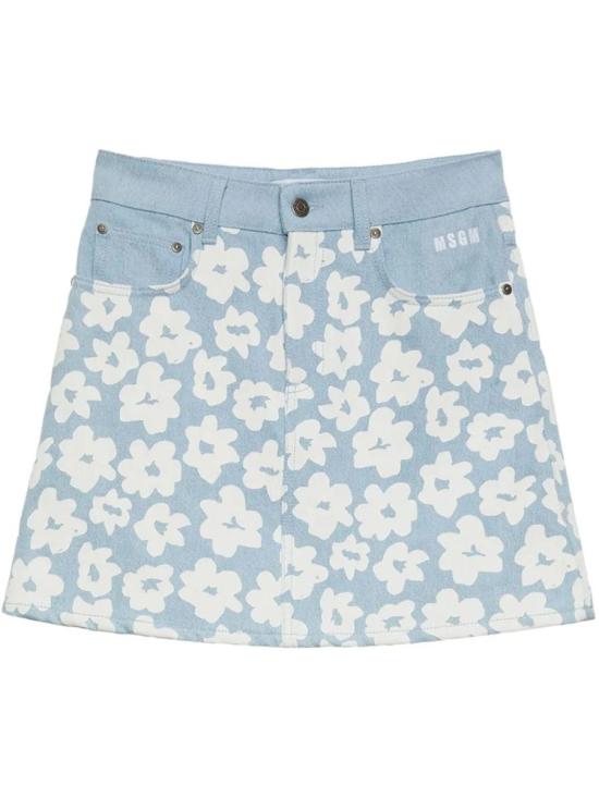 25SS 엠에스지엠 숏 스커트 3841MDD233 257272 85 BLUE