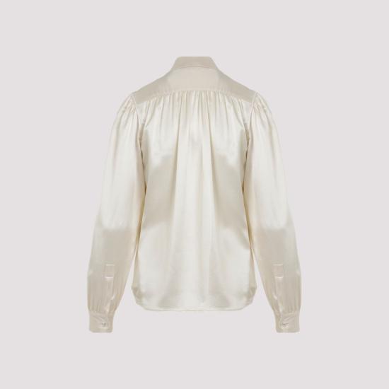  생로랑 셔츠 650235 Y001W 9601 WHITE - SAINT LAURENT