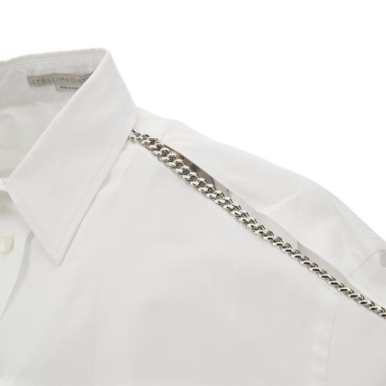  스텔라 맥카트니 셔츠 스텔라 매카트니 '팔라벨라' 팝린  여성 화이트 - STELLA MCCARTNEY