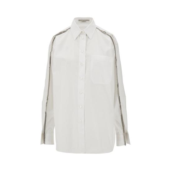  스텔라 맥카트니 셔츠 스텔라 매카트니 '팔라벨라' 팝린  여성 화이트