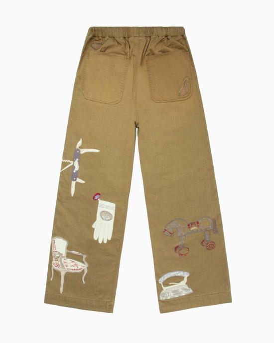  사무엘 젤리그 팬츠 Samuel Zelig 앤티크  올리브 브라운 - SAMUEL ZELIG