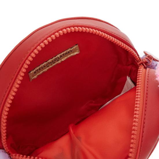  [키즈] 스텔라 맥카트니 액세서리 스텔라 매카트니 폼폼이 달린 가죽 가방 키즈 레드 - STELLA MCCARTNEY