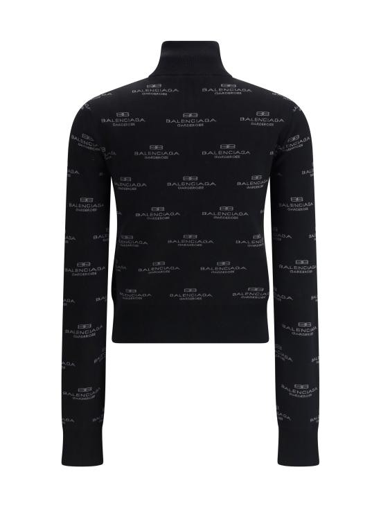 25SS 발렌시아가 터틀넥 812596T1724 1269 BLACK - BALENCIAGA