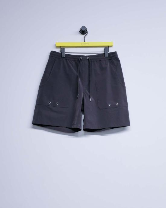  맨틀 스윔팬츠 R18 N9 수영용 워터 숏 그레이 - MAN-TLE