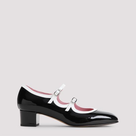 25SS 카렐 페리스 힐/펌프스 BLEUET BLACK WHITE