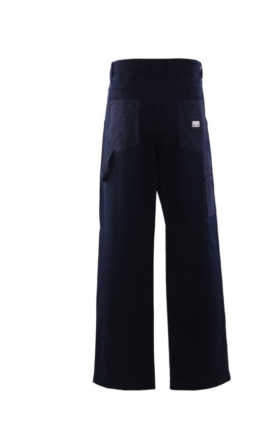 25SS 구찌 헤비 코튼 캔버스 트라우저 810787ZAR7C4440 INK - GUCCI