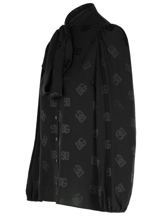 24FW 돌체앤가바나 긴팔 티셔츠 F5Q44T FJ1JON0000 Black - DOLCE & GABBANA