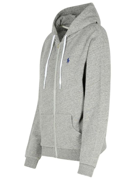 25SS 폴로 랄프로렌 포니로고 자수 후드 집업 211935584005 GREY - POLO RALPH LAUREN